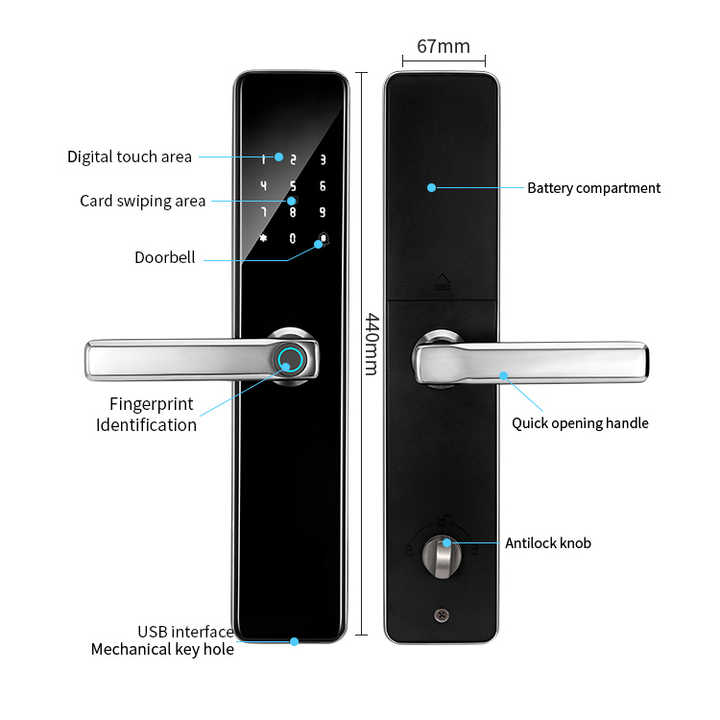 Khóa Cửa Cổng Thông Minh NeoA3S – Mở Khóa Qua App, Quản Lý Từ Xa